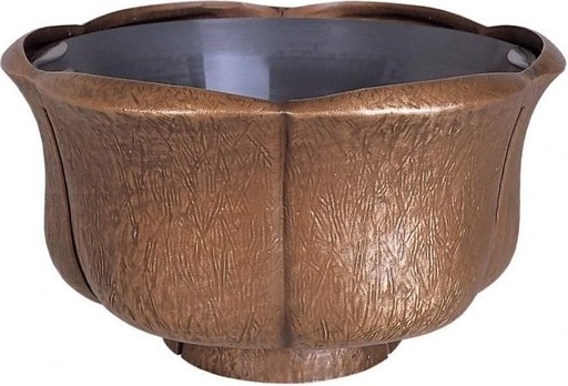 [ST-SK-54940] Bronzová misa na náhrobok, výška 18–21 cm