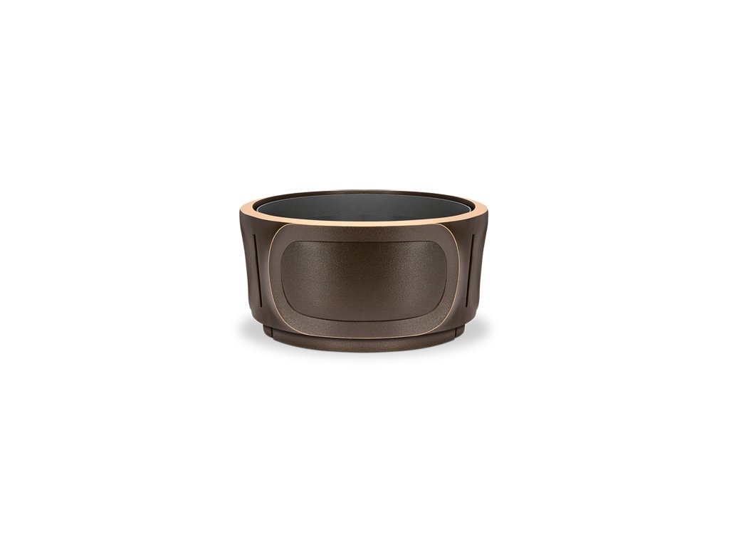 Bronzová misa na náhrobok, priemer 22 cm, výška 11,5 cm