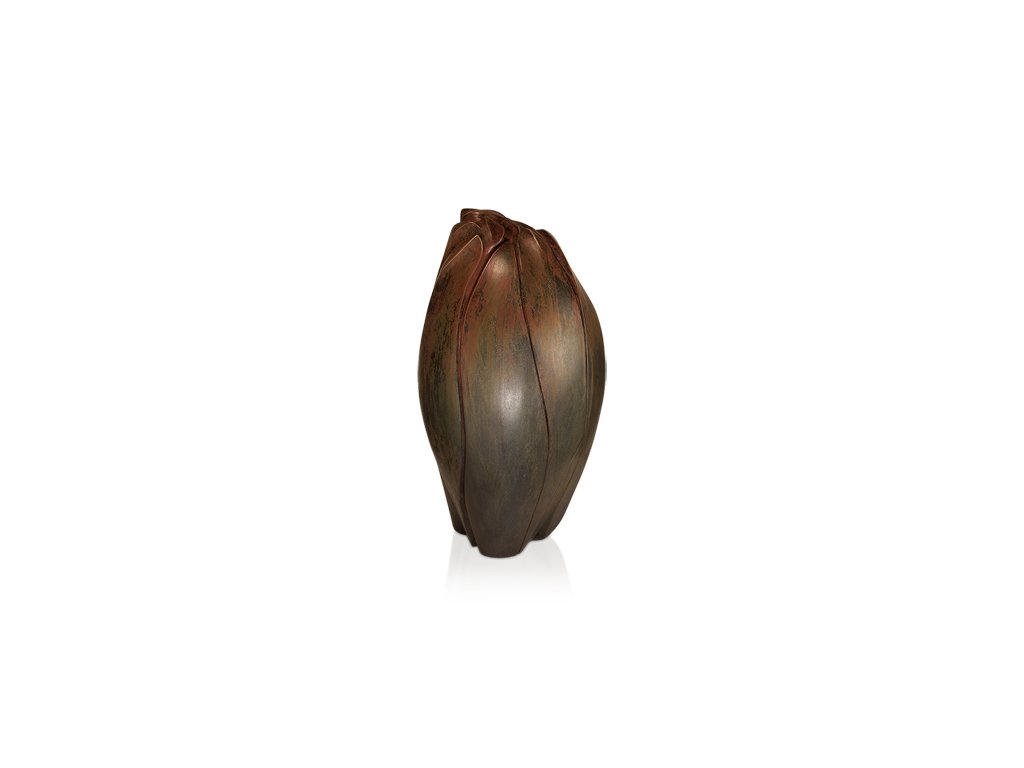 Bronze-Grabvase, Höhe 39 cm