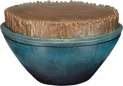 [ST-SK-57009] Bronzová Sichturne na náhrobok, 24×40×28 cm
