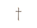 Náhrobný kríž na dosku, bronz, 30–60 cm