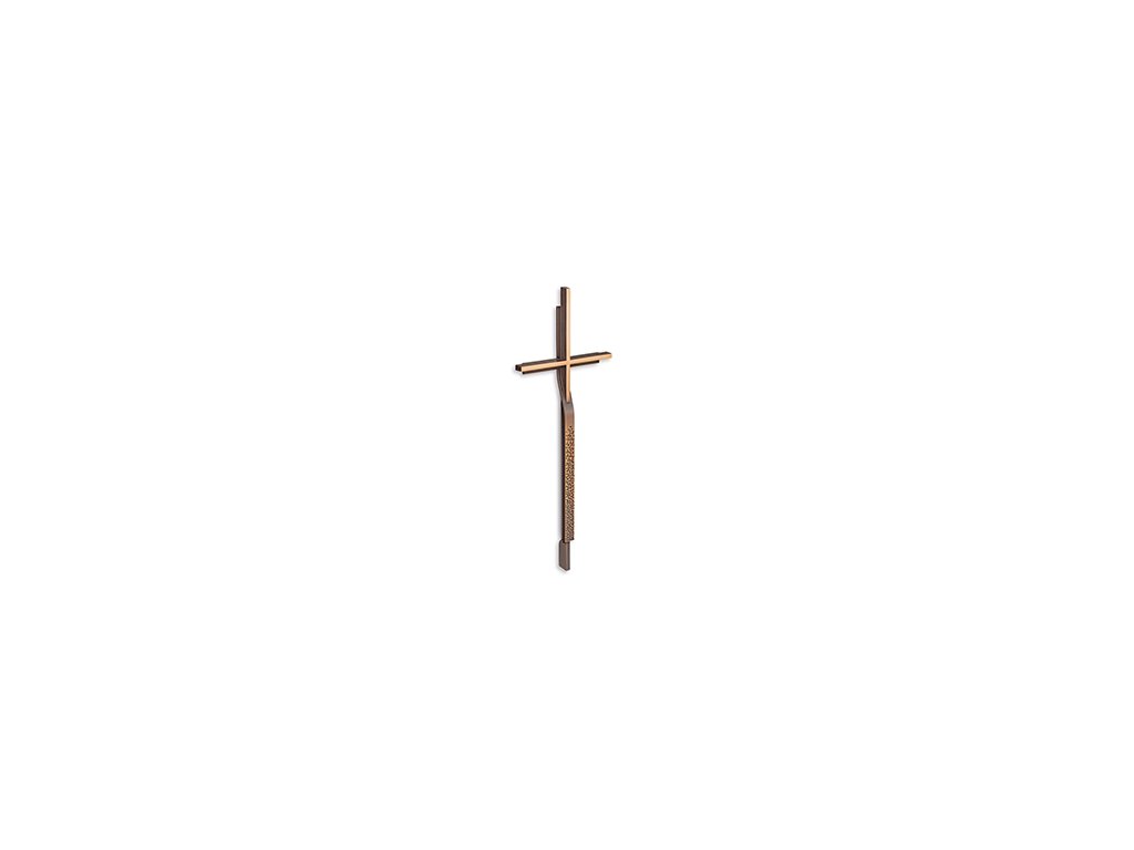 Náhrobný kríž na hrob, bronzový, 30–50 cm