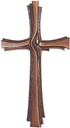 Bronze Grabkreuz auf Platte, 40–60 cm