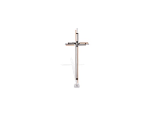[ST-SK-62597] Náhrobný kríž voľne stojaci, bronz, 42–92 cm