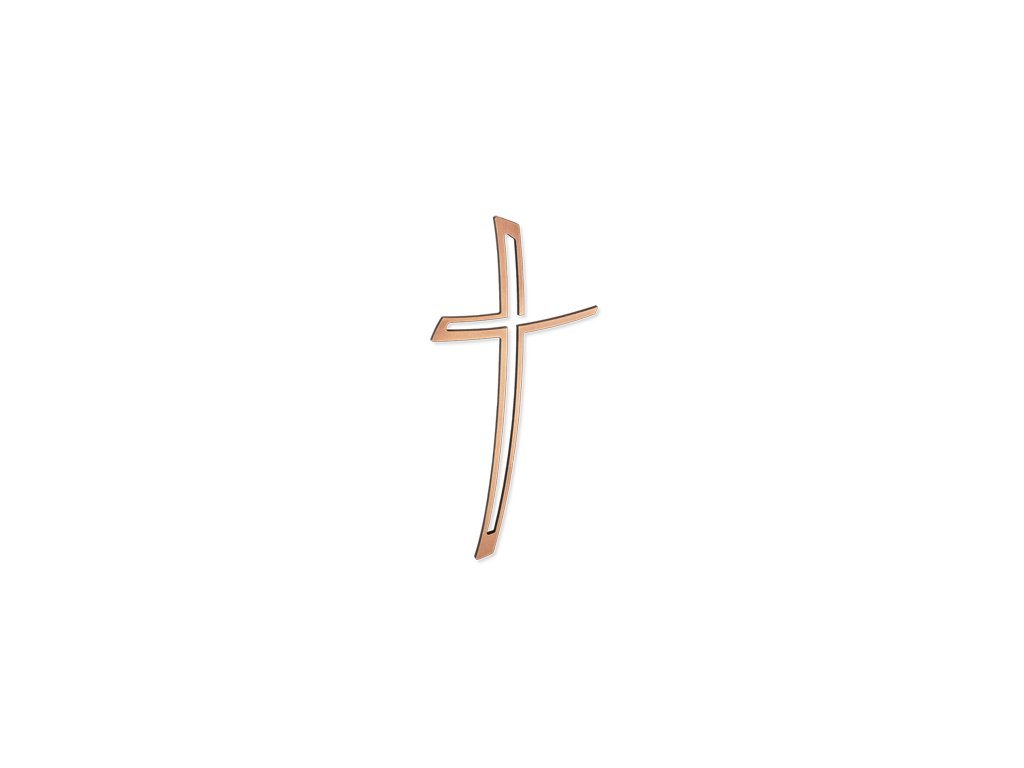 [ST-SK-62614] Náhrobný kríž aufliegend z bronzu, 12–40 cm
