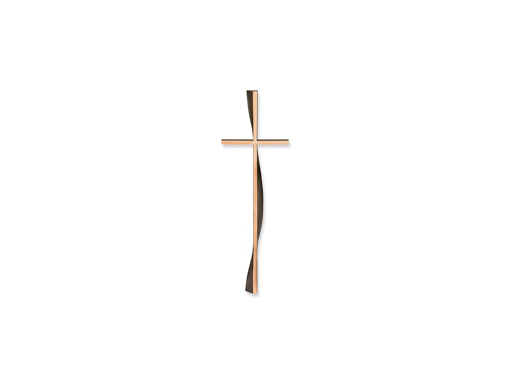 Náhrobný kríž aufliegend, bronz, 15–50 cm