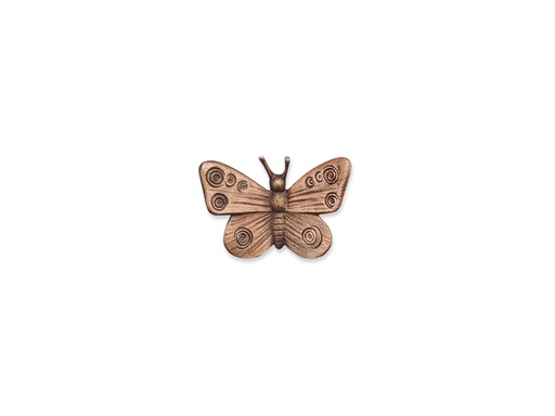 [ST-SK-80017] Bronzový motýľ na náhrobok, 4×6 cm