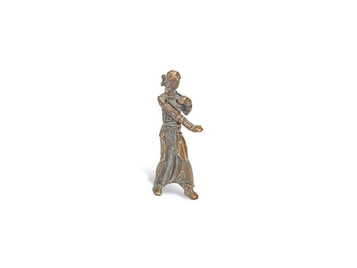 [ST-SK-84318] Bronzová figurálna dekorácia na náhrobok, 14,5×5×7,5 cm