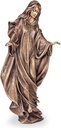 Bronzová Madona na náhrobok, 48×22×15 cm