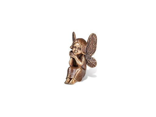 [ST-SK-85216] Bronzový motýlik na detský náhrobok, 8×5×8 cm