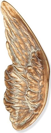[ST-SK-85362] Bronze-Flügel für Grabmal, 15×6 cm