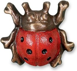 [ST-SK-85416] Bronzová beruška na dětský náhrobek, 3×3 cm