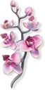 Bronzová orchidea na náhrobok, 15×7 cm