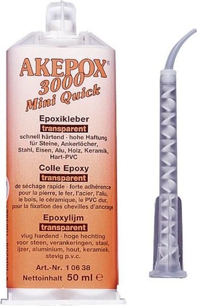 Dvojzložkové lepidlo na náhrobok, 50 ml kartuša s miešadlom