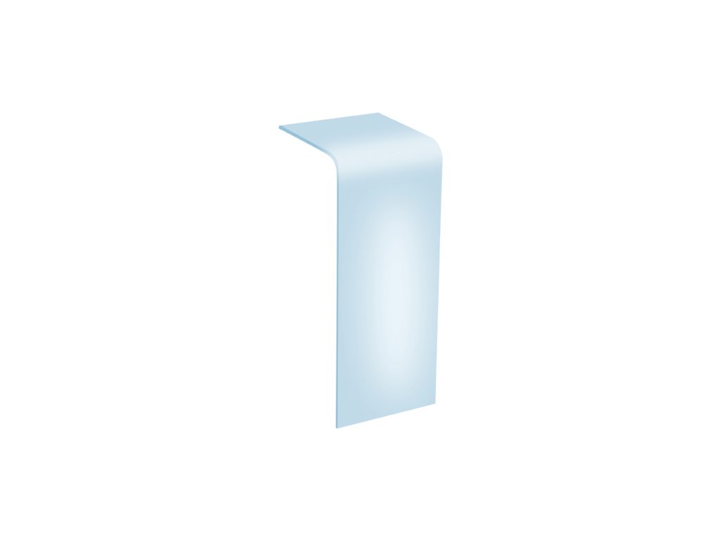 Náhrobný lampáš - Náhradné sklo, 15,20 × 6,40 cm