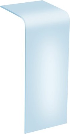 [ST-SK-92085] Náhrobný lampáš - Náhradné sklo, 15,20 × 6,40 cm