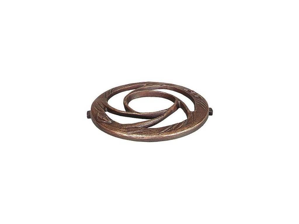 [ST-SK-93054] Bronzový rozdeľovač kvetín na náhrobok, Ø 15 cm