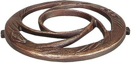 [ST-SK-93054] Bronzový rozdělovač květin na náhrobek, Ø 15 cm