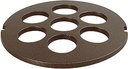 Bronze-Teiler für Grabvase für Grabmal, Ø 8,7 cm