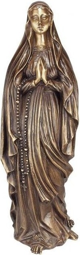 [ST-SK-94750] Bronze Madonna für Grabmal, 58×18×16 cm