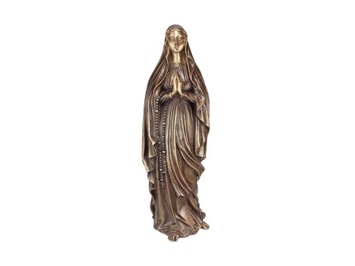 [ST-SK-94750] Bronzová Madona na náhrobok, 58×18×16 cm