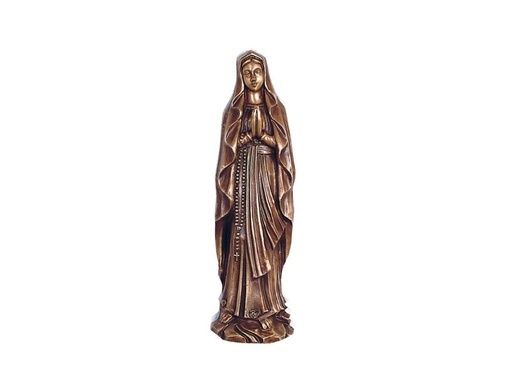 [ST-SK-95090] Bronzová Madona na náhrobok, 31×9 cm