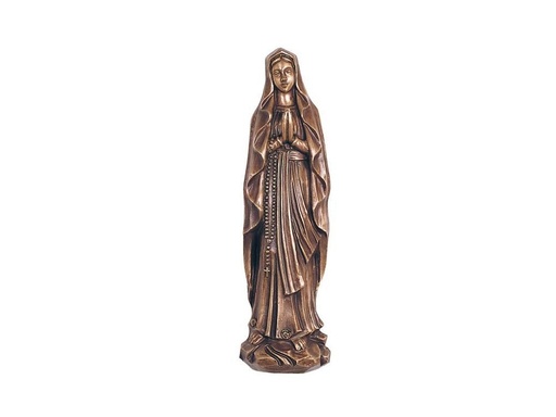 [ST-SK-95100] Bronzová Madona na náhrobok, 32×9×7 cm