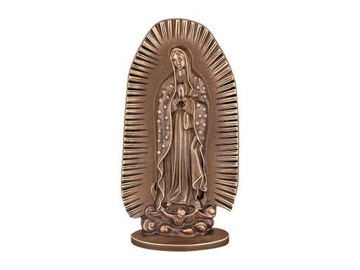 [ST-SK-HEILFIG03] Bronzová Madona Guadalupská na náhrobok, 15–61 cm