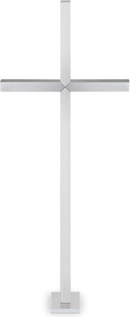 Náhrobný kríž z nehrdzavejúcej ocele, 61×23 cm alebo 91×28 cm