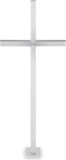 [ST-SK-KREUZ17] Náhrobný kríž z nehrdzavejúcej ocele, 61×23 cm alebo 91×28 cm