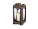 Náhrobný lampáš z bronzu, 18–25 cm