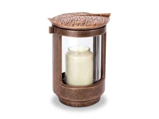[ST-SK-LAT39] Náhrobný lampáš bronzový, 19–25 cm