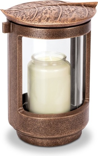 [ST-SK-LAT39] Náhrobný lampáš bronzový, 19–25 cm
