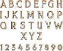 Bronze-Buchstabe Schwere Block für Grabmal