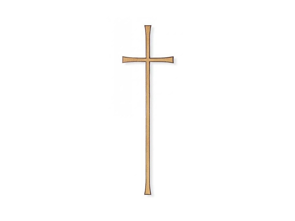 Náhrobný kríž Elegant, bronz, 8–60 cm