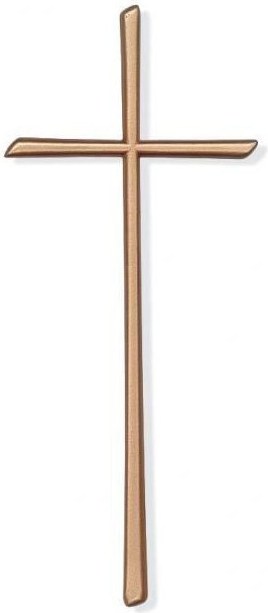 Náhrobný kríž Scriptura z bronzu, 8–50 cm