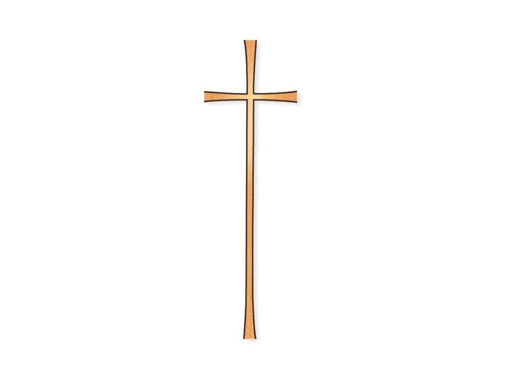 Náhrobný kríž Schwere Block, bronz, 12–60 cm