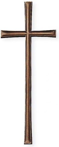 Grabkreuz Rustikal aus Bronze, 12–60 cm