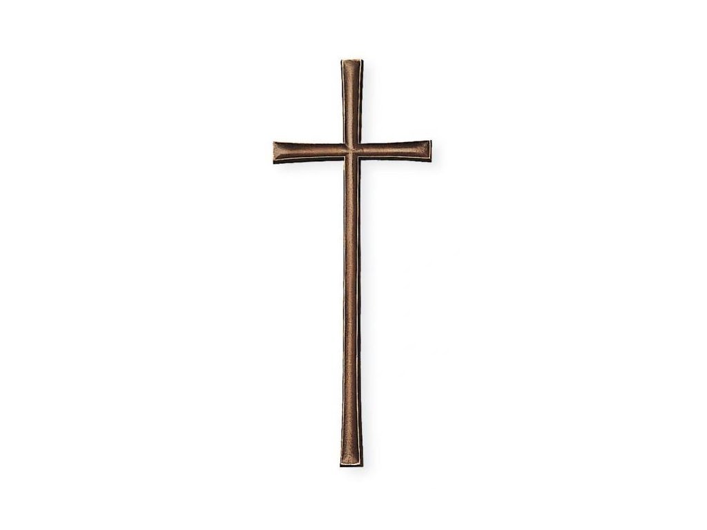 [ST-SK-SCHRKR008] Náhrobný kríž Rustikal z bronzu, 12–60 cm