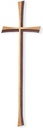Grabkreuz Kontur aus Bronze, 8–80 cm