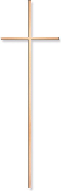Grabkreuz Alblock, Bronze, 12–60 cm