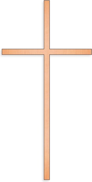 Náhrobný kríž s nápisom Gericke, bronz, 10–45 cm