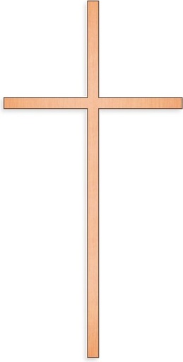 [ST-SK-SCHRKR052] Grabkreuz mit Inschrift Gericke, Bronze, 10–45 cm