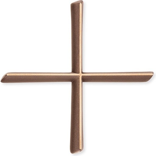 [ST-SK-SCHRKR056] Grabkreuz Meandra, 12×12 cm, Bronze