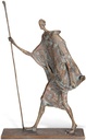 Bronzová socha Pútnik na náhrobek, 29×18 cm