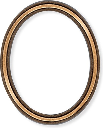 [ST-SK-SYM18] Fotorámik Elegant für Grabmal, Bronze, 9×7 bis 16,5×12,5 cm