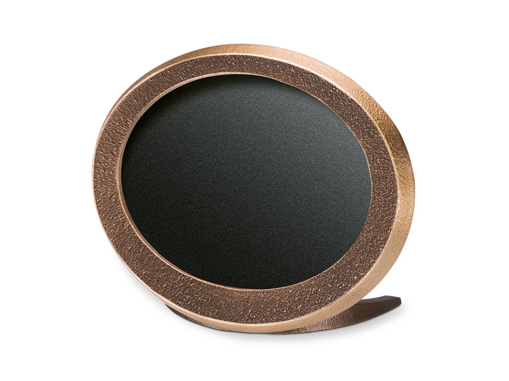 Bronzový rám so stojanom na náhrobok, 7–14 cm