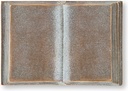 Bronze-Buch für Grabmal, 4×6 cm oder 7×10 cm