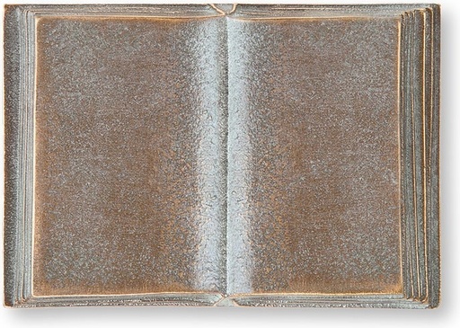 [ST-SK-SYM41] Bronzová kniha na náhrobok, 4×6 cm alebo 7×10 cm