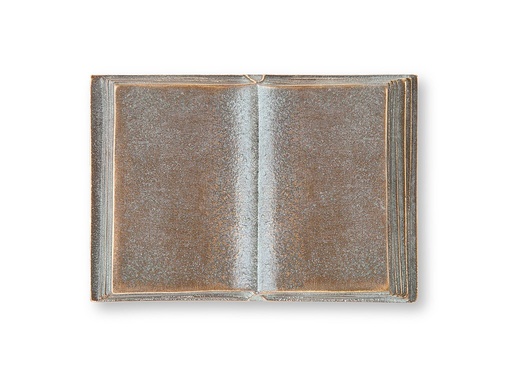 [ST-SK-SYM41] Bronzová kniha na náhrobok, 4×6 cm alebo 7×10 cm